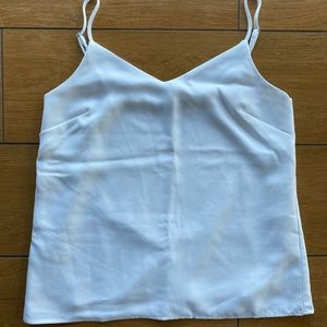 Banana Republic White Polyester Camisole